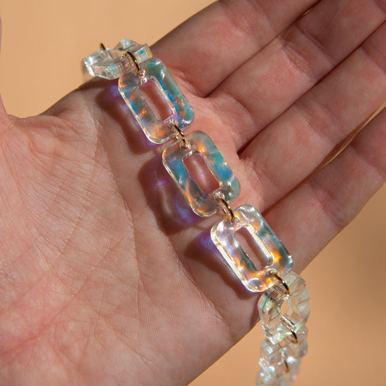 PHEOBE Necklace - Rainbow Plexi