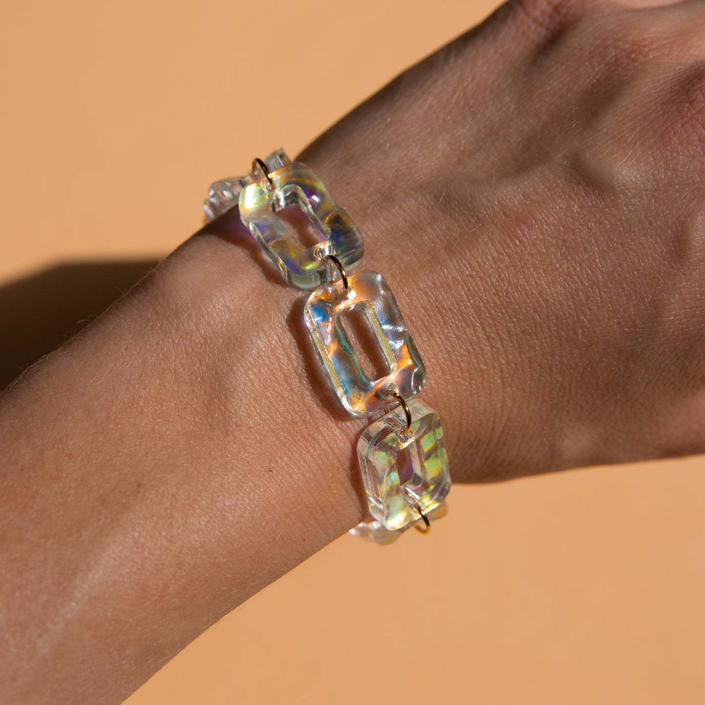 PHEOBE Bracelet - Rainbow Plexiglass