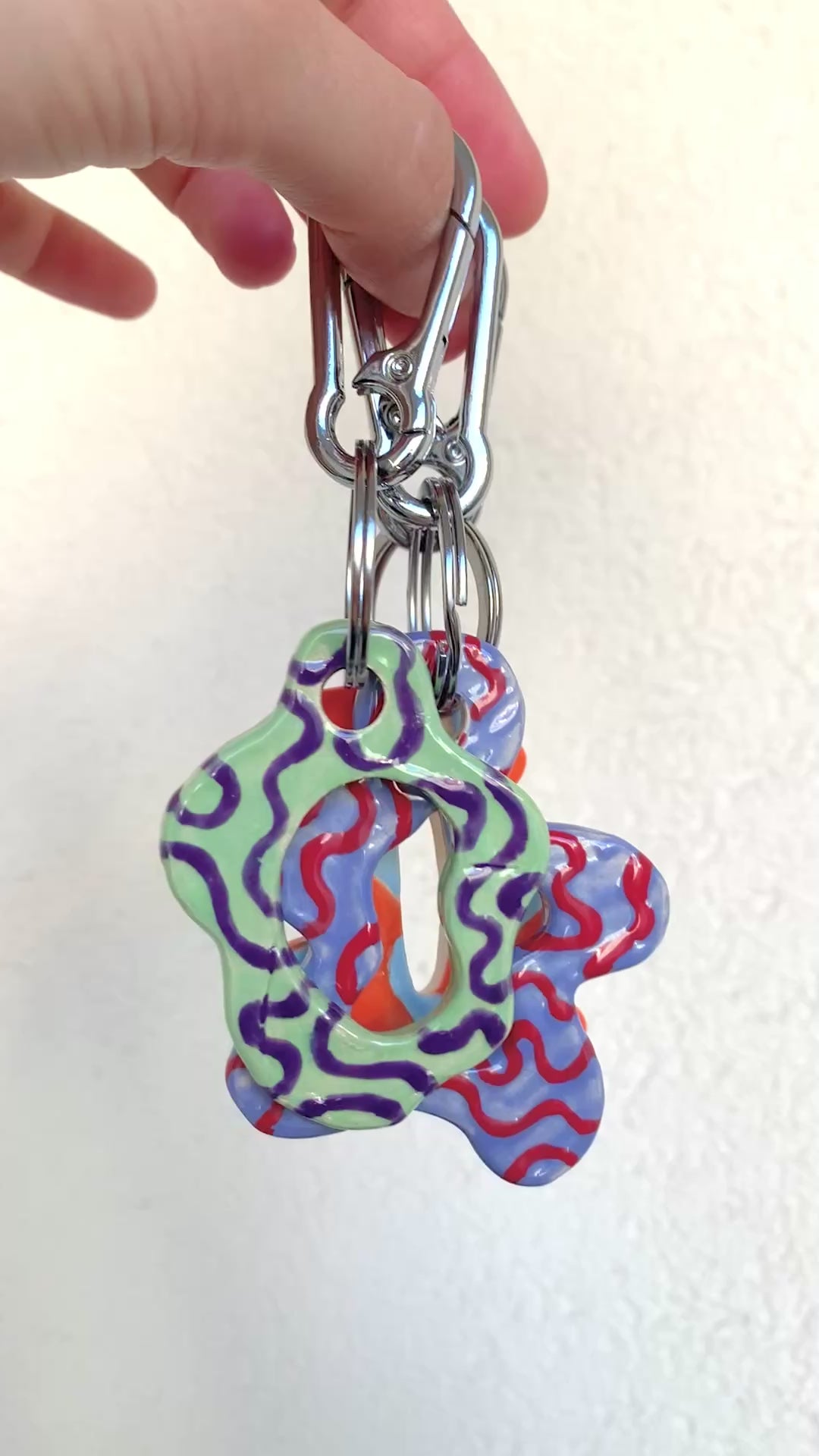 Chunky Ceramic Bag Charms